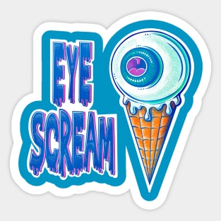 Eye Scream Sticker